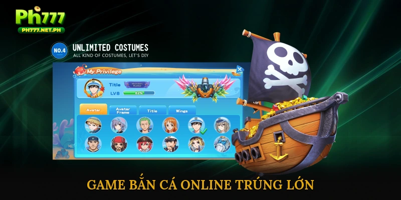 Game bắn cá online trúng lớn