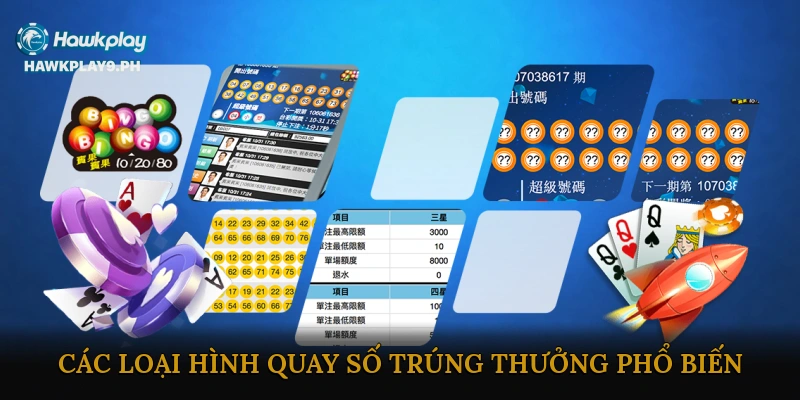 Các loại hình quay số trúng thưởng phổ biến